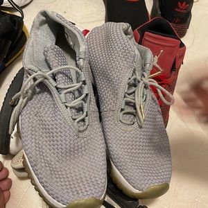 Men Jordan sneakers size 9 grey